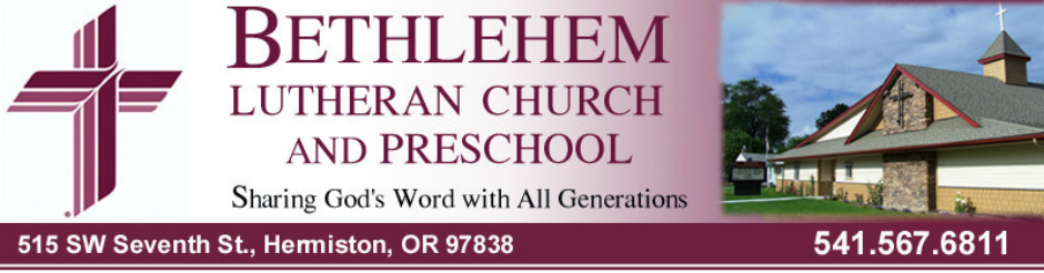 Bethlehem Lutheran Church Hermiston